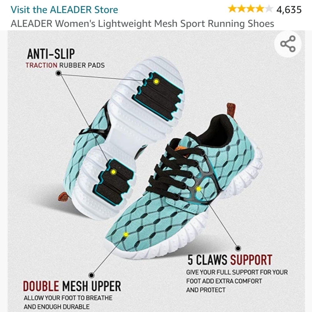 Socone lightweight mesh running shoes